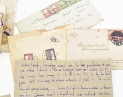 cca 1918-1934 Szmodics László főhadnagynak címzett levelek, összesen kb. 30 db, vegyes állapotban