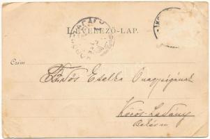 1899 (Vorläufer) Kolozsvár, Cluj; Szent Mihály templom, piac. Dunky fivérek / church, market (szakad...