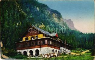 1928 Tátra, Magas-Tátra, Vysoké Tatry; Zerge szálló a Tarpataki-völgyben / Gasthaus zur Gemse im Kolbachtal / rest house (Rb)