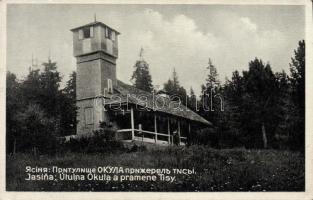 Kőrösmező with Tisy fountain