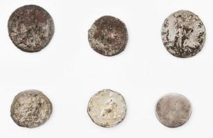 Római Birodalom / Róma / Julia Domna 196-211. Denár Ag (3,13g) + 5db-os Ag Denár és ezüstözött vagy ...