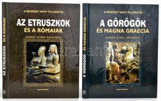 A Régészet Nagy Pillanatai 2 db:  A görögök és Magna Graecia.; Az etruszkok és a rómaiak. Bp., 2001, Magyar Könyvklub. Kiadói kartonált papírkötés.