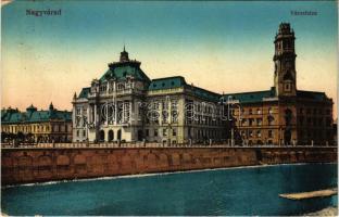 1916 Nagyvárad, Oradea; Városháza. Vasúti levelezőlapárusítás 36-1615. / town hall