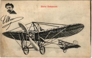 Bleriot Budapest a repülőgépével (ázott / wet damage)