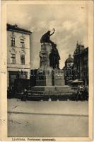 1927 Ljubljana, Laibach; Presernov spomenik / monument (EK)