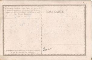 Die Seeschlacht bei Lissa. SMS Kaiser (Linienschiff) im Gefecht. K.u.K. Kriegsmarine. Offizielle Kar...