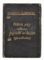 1936 Pécs, fényképes MÁV igazolvány Dr. Orbán György egyetemi tanár részére