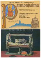 14 db MODERN motívum képeslap: Szent István / 14 modern motive postcards