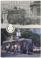 8 db MODERN motívum képeslap: autóbuszok / 8 modern motive postcards: autobuses