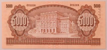 1993. 5000Ft "J 84219149" T:UNC,AU az egyik sarka enyhén vágott
Adamo F51