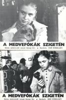 cca 1978 ,,A medvefókák szigetén" című szovjet film jelenetei és szereplői, 6 db produkciós fil...