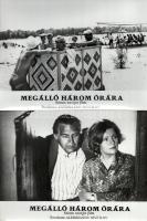 cca 1975 ,,Megálló három órára" című szovjet film jelenetei és szereplői, 17 db vintage produkc...