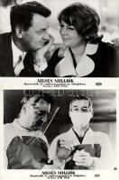 cca 1970 ,,Mesés milliók" című NDK film jelenetei és szereplői, 11 db vintage produkciós filmfotó (vitrinfotó, lobbyfotó) ezüst zselatinos fotópapíron, a használatból eredő (esetleges) kisebb hibákkal, 18x24 cm