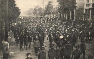 Sofia WW. I. Bulgarian army on the way to the front