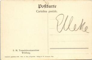 SMS Wildfang az Osztrák-Magyar Haditengerészet Huszár-osztályú rombolója / K.u.K. Kriegsmarine SM To...