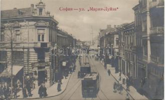 Sofia with tram Photo