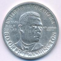 Amerikai Egyesült Államok 1946. 1/2$ Ag Booker T. Washington T:AU USA 1946. 1/2 Dollar Ag Booker T. Washington C:AU Krause KM#198