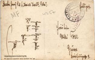 1916 SMS RÉKA, a K.u.K. haditengerészet Huszár-osztályú rombolója, matrózok munkában / K.u.K. Kriegs...