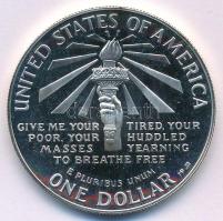 Amerikai Egyesült Államok 1986S 1$ Ag "Szabadság-szobor" kapszulában T:PP kis fo.
USA 198...
