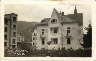 1934 Trencsénteplic, Trencianske Teplice; Zorka villa / villa, spa. photo