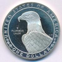 Amerikai Egyesült Államok 1983S 1$ Ag "XXIII. Nyári Olimpiai Játékok, Los Angeles" kapszul...
