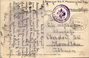 1915 SMS HUSZÁR az Osztrák-Magyar Haditengerészet Huszár-osztályú rombolója / K.u.K. Kriegsmarine To...