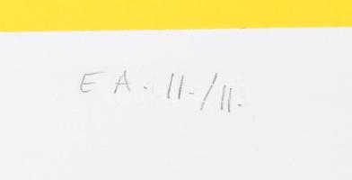 Győrffy Sándor (1951-): Változók és állandók, 4.d., 2022. Szitanyomat, papír, jelzett, művészpéldány...