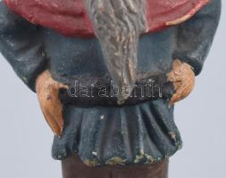 cca 1930-1940 4 darab törpe figura, jelzett, m: 5,5-10 cm