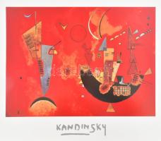 1994 Kandinsky: Harmonie Tranquille, 1924, reprodukciós nyomat, papír, 35x50 cm