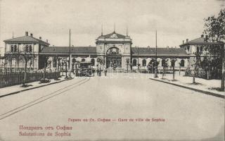 Sofia Railway-station and tram