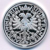 DN "A legértékesebb magyar érmék - Brassó város tallér replikája" ezüstözött Cu emlékérem,...