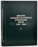 Magyar császári és királyi kamarások ősfái 1740-1918. I. kötet. A-G. Összeáll.: Vásárhelyi Miklós és Szluha Márton. Bp., 2005, Heraldika. Kiadói műbőr-kötés.