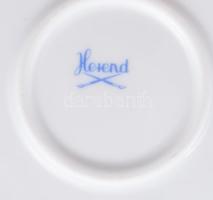 Herend hecsedli mintás kínáló tálka pár. 2. oszt. jelzéssel, hibátlan, d: 14 cm