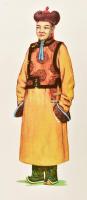National Costumes of the M.P.R. (A Mongol Népköztársaság népviseletei). Ulaanbaatar, 1967, Ulsyn Khe...
