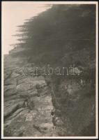 cca 1910 Bucsecs-hegység, Erdélyi Mór (1866-1934) felvétele, hátulján feliratozva, 11,5×16 cm / Muntii Bucegi, mountains, vintage photo by Mór Erdélyi, 16×11,5 cm