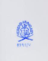 Herendi Viktória mintás fonatos kínáló. Jelzett, hibátlan, 17x12 cm