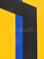 Győrffy Sándor (1951-): Kapu 16, 2022. Akril, vászon, jelzett a hátoldalán. 20×20 cm