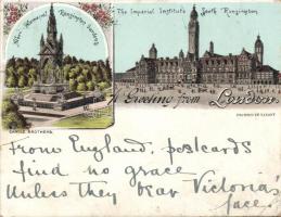 1896 London with memorial garden litho (EB)