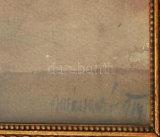 Olvashatatlan (Balás?) jelzéssel: Csendélet. Akvarell, papír, üvegezett fakeretben. 43x30 cm