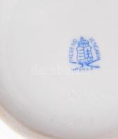 Herendi Viktória mintás kaspó, háncsnyomott külső felülettel, jelzett, hibátlan, m.9,5 cm, d:12,5 cm