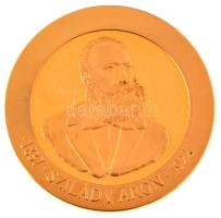 1997. &quot;1897 - Szilády Áron - 1922 / Szilády Áron Református Gimnázium - Kiskunhalas&quot; kétoldalas bronz emlékérem (42,5mm) T:AU