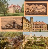 Kb. 150 db MODERN magyar és külföldi város képeslap / Cca. 150 modern Hungarian and other foreign town-view postcards