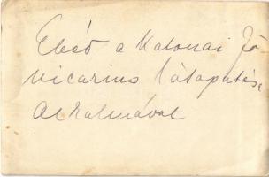 1916 Podhajce, Speisenfolge Korps Kmdo. Fmlt. Hofmann / Első világháborús osztrák-magyar katonai ebé...