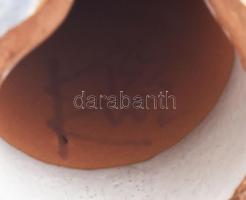 Kiss Roóz Ilona (1920-2010): Éneklő pár. Jelzett, kopással, m: 19,5 cm