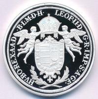 DN "A legértékesebb magyar érmék - II. Lipót ezüst tallérjának replikája" ezüstözött Cu em...