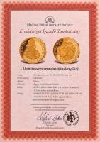 DN "A legértékesebb magyar érmék - I. Lipót tízszeres aranydukátjának replikája" aranyozot...