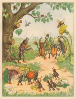 A tücsök és a hangya tanulságos története. A jó gyerekeknek elmeséli a szövetkezeti bolt. A képeket ...