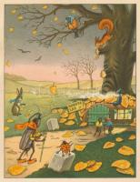 A tücsök és a hangya tanulságos története. A jó gyerekeknek elmeséli a szövetkezeti bolt. A képeket ...