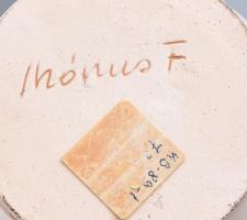 Mónus Ferenc (1931-1999): Szilke. Jelzett, kopással, m: 24 cm