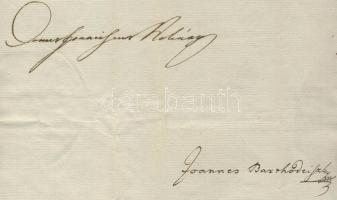 1815 Hivatalos levél a Bécsi kancelláriától Gróf Koháry Ferenc alkancellár aláírásával / Official co...